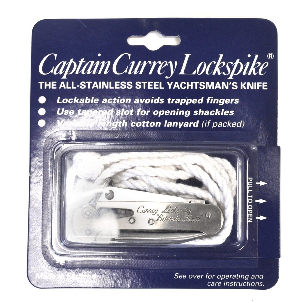 Captain Currey Lockspike Bosun - Rigging Marlin Spike Knife (#1493)