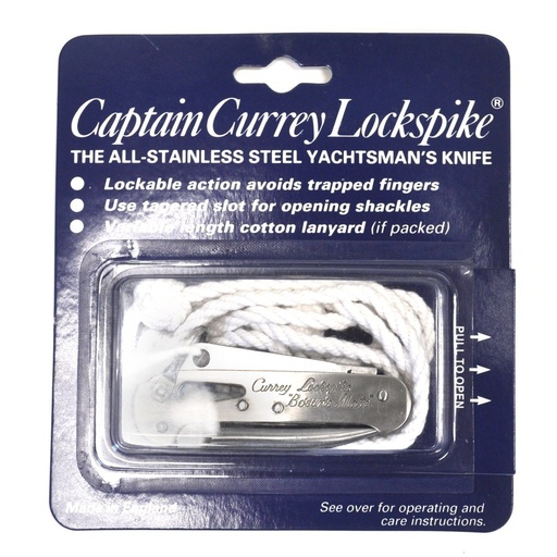 [02-150600] Captain Currey Lockspike Bosun - Rigging Marlin Spike Knife (#1493)