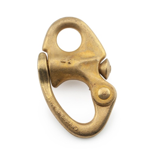 Davey & Company Brass and Manganese Bronze Snap Shackle - Fixed Eye
